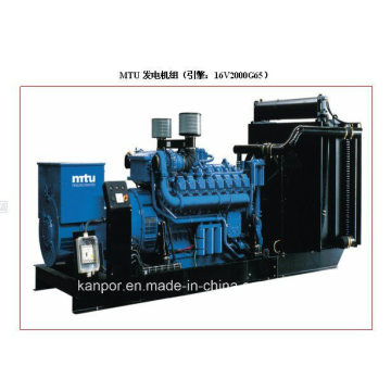 Mtu High Quality 500kw 600kw 800kw Diesel Generator Set